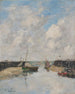 Trouville, le banchine - Eugène Boudin — vista dell’opera