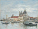 Venezia, la Salute, la Dogana - Eugène Boudin — vista dell’opera