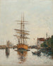 Venezia, il lungomare della Giudecca - Eugène Boudin — vista dell’opera