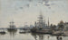 Vista di Bordeaux dal Quai des Chartrons - Eugène Boudin — vista dell’opera