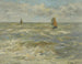 Vele sulla mare - Eugène Boudin — vista dell’opera