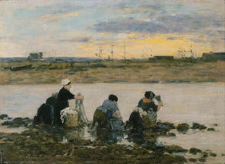 Eugne Boudin - Washerwomen by the River.webp