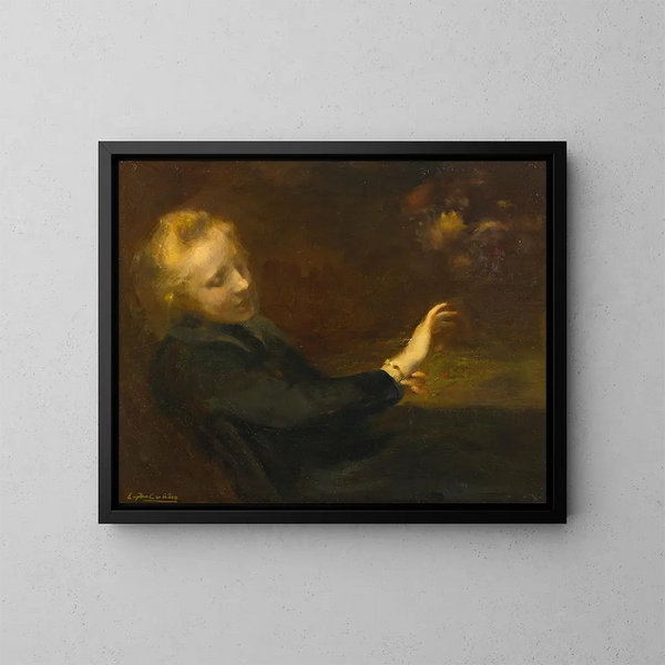 La nouvelle montre-bracelet - Eugène Carrière — quadro incorniciato alla parete