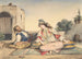 Una coppia marocchina sulla loro terrazza - Eugène Delacroix — vista dell’opera