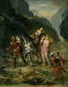 Angélique e il ferito Médor - Eugène Delacroix — vista dell’opera