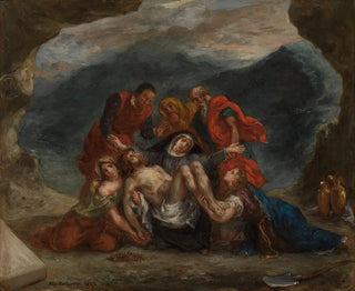 Eugne Delacroix - Beweinung Christi.webp