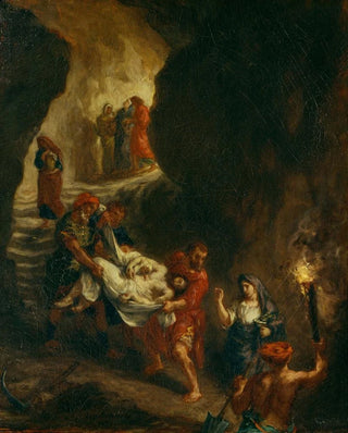 Eugne Delacroix - Christ Carried Down To The Tomb.webp