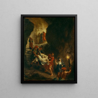 Eugne Delacroix - Christ Carried Down To The Tomb.webp