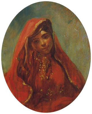 Eugne Delacroix - Halbfigur Einer Marokkanerin.webp