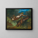 di Esiodo e la Musa - Eugène Delacroix — quadro incorniciato alla parete