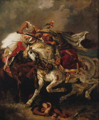 Eugne Delacroix - Le Combat du Giaour et du Pacha.webp