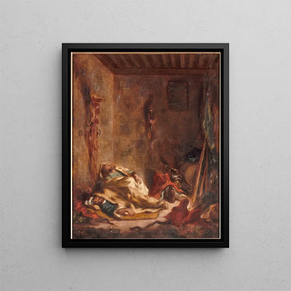 Eugne Delacroix - Le corps de garde Mekns.webp