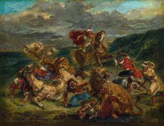 Eugne Delacroix - Lion Hunt.webp