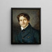 Eugène Delacroix - Lon Riesener (1808 - 1878) - Eugène Delacroix — quadro incorniciato alla parete