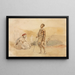Marocains à la campagne - Eugène Delacroix — quadro incorniciato alla parete