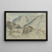 Paesaggio montano - Eugène Delacroix — quadro incorniciato alla parete