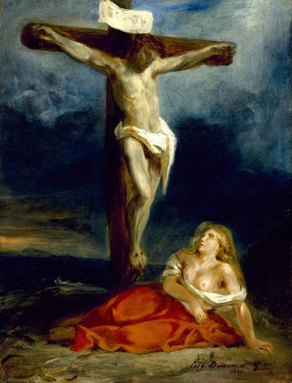 Eugne Delacroix - Saint Mary Magdalene At The Foot Of The Cross.webp
