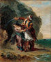 Selim e Zuleika - Eugène Delacroix — vista dell’opera