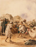 I giocatori ambulanti - Eugène Delacroix — vista dell’opera