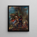 L'enlèvement de Rebecca - Eugène Delacroix — quadro incorniciato alla parete