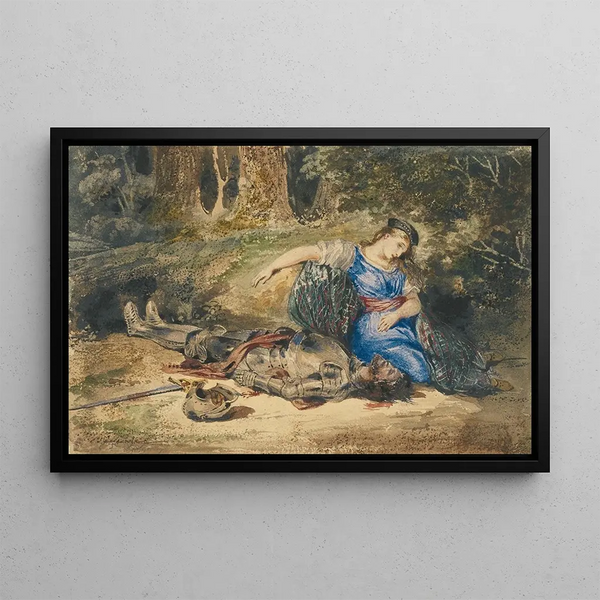 Eugne Delacroix - The Death of Lara.webp