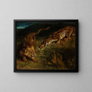 Eugne Delacroix - Tiger and Lion.webp