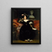Ritratto di Mme Jules-Antoine Droz - Eugène Devéria — quadro incorniciato alla parete