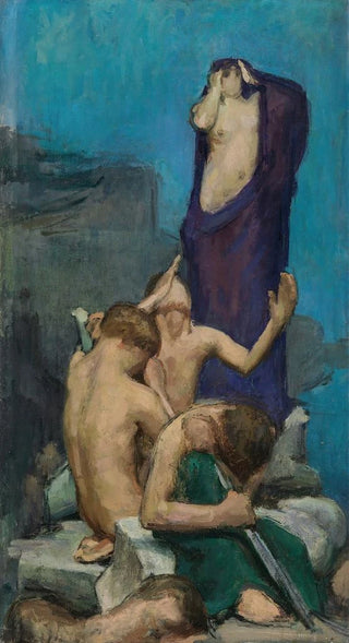 Eugne Emmanuel Lemercier - Study for Contemplation.webp