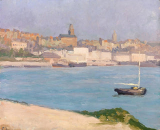 Eugne Emmanuel Lemercier - The Port of Boulogne.webp