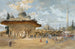 La Fontaine du Sultan Ahmed III Costantinopoli - Eugène Flandin — vista dell’opera