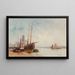Bateaux au port - Eugène Galien-Laloue — quadro incorniciato alla parete