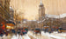 Boulevard Saint-Germain, Parigi - Eugène Galien-Laloue — vista dell’opera