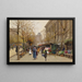 Mercato dei Fiori La Madeleine - Eugène Galien-Laloue — quadro incorniciato alla parete