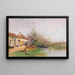 Giorno di primavera ai margini del ruscello - Eugène Galien-Laloue — quadro incorniciato alla parete