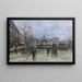 La Gare de l'Est - Eugène Galien-Laloue — quadro incorniciato alla parete
