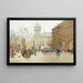 La Place du Châtelet - Eugène Galien-Laloue — quadro incorniciato alla parete