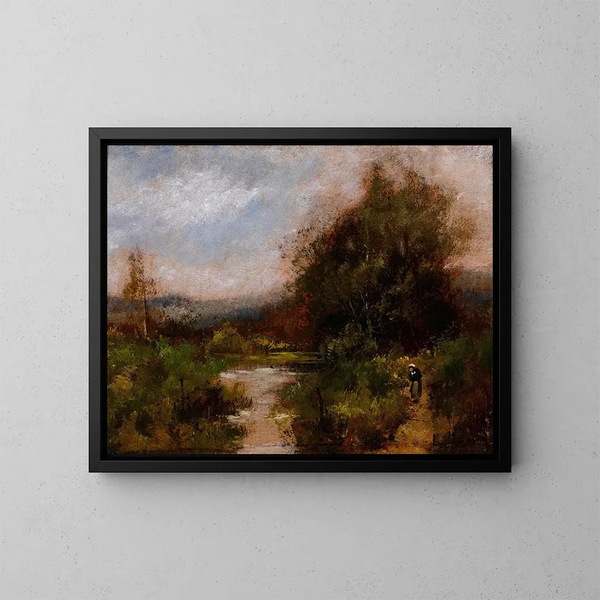 Paesaggio - Eugène Galien-Laloue — quadro incorniciato alla parete