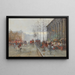 Il Mercato dei Fiori di Madeleine - Eugène Galien-Laloue — quadro incorniciato alla parete