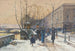 I bordi della Senna vicino a Châtelet - Eugène Galien-Laloue — vista dell’opera