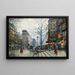 Parigi, la Porta Saint-Denis - Eugène Galien-Laloue — quadro incorniciato alla parete