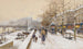 Quai des Célestins - Eugène Galien-Laloue — vista dell’opera
