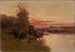 Rivière al tramonto - Eugène Galien-Laloue — vista dell’opera