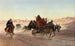 in carriola nella pianura delle tombe dei Califi, Il Cairo - Eugène Girardet — vista dell’opera