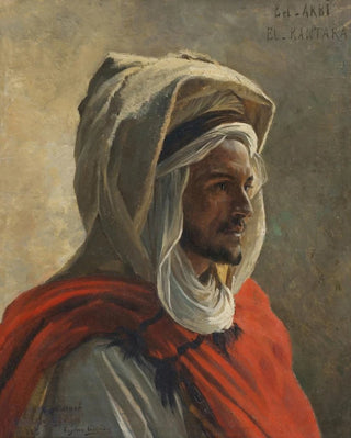 Eugne Girardet - Man Wearing a Burnous Algeria.webp