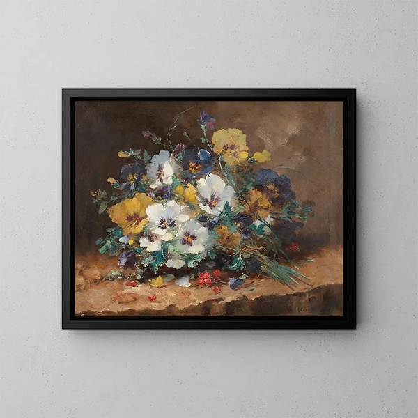 Pensées - Eugène Henri Cauchois — quadro incorniciato alla parete