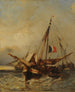 Marina - Eugène Isabey — vista dell’opera