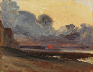 Eugne Isabey - Sunset on the Normandy Coast.webp