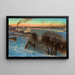 Soirée de février, Riddarfjärden, Stoccolma - Eugène Jansson — quadro incorniciato alla parete