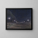 Hornsgatan la notte - Eugène Jansson — quadro incorniciato alla parete