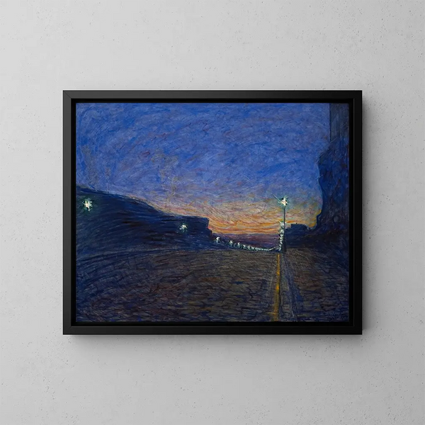 Hornsgatan - Eugène Jansson — quadro incorniciato alla parete